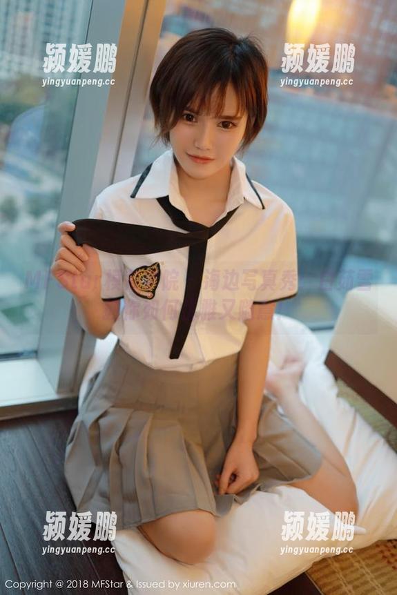 MFStar模范学院 - 海边写真秀：白茹雪教你如何优雅又随意！