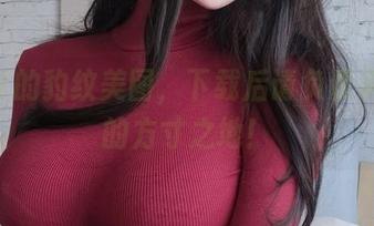 女主K的豹纹美图，下载后请负责承包你的方寸之地！