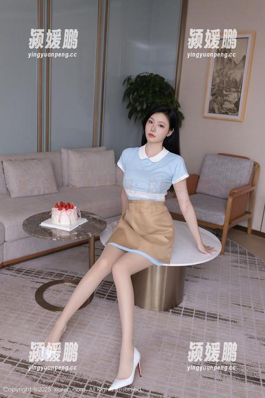 秀人网 - 谢小蒽校服：这图库真是个宝藏，谁能忍得住不下载？