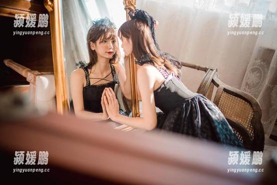 陆卿卿kyokyo的写真作品：甜心在左，心动在右
